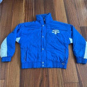 Vintage White Stag Blue Puffer Jacket